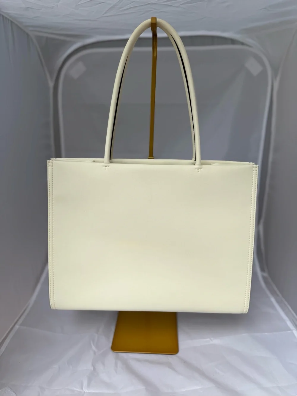 Tory Burch Ella Bio Small Tote | Warm White | Includes Tags & Dust Bag